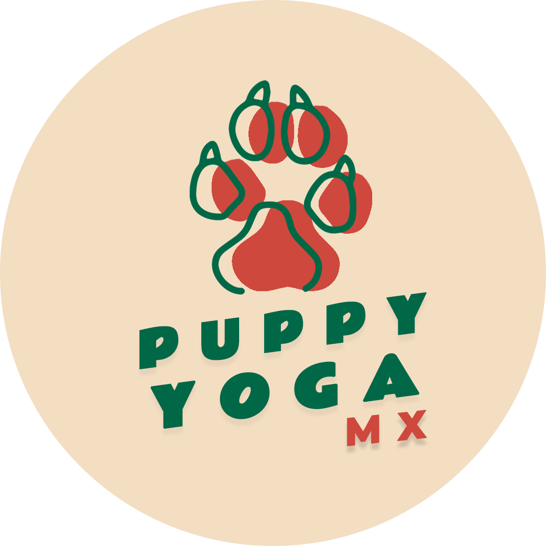 Logo de Puppy Yoga Mx